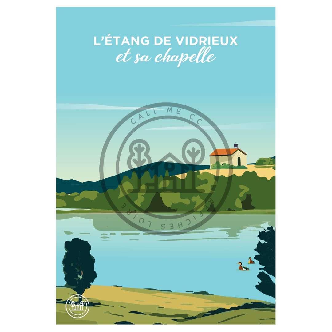 L’étang de Vidrieux et sa chapelle