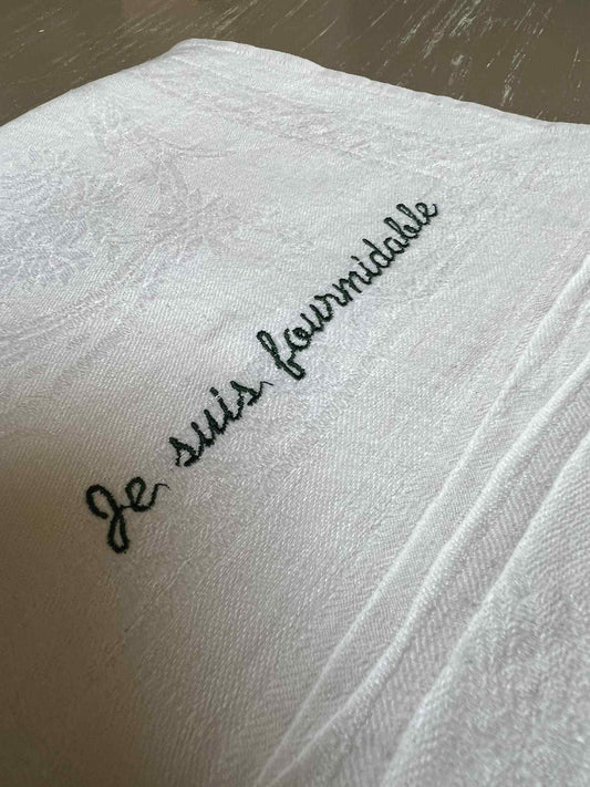 Torchon " Je suis fourmidable "