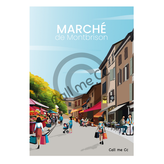 Le marché de Montbrison