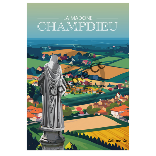 Affiche A3 " La madone Champdieu"