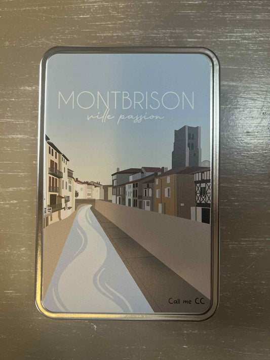 Boite métal "Montbrison ville passion"